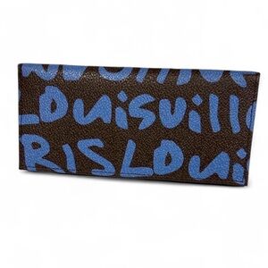 Logo Blue and Brown Wallet